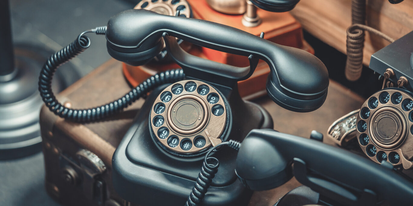 Old Black Telephone